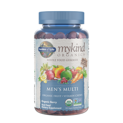 Garden of Life - Mykind Organics Men's Multi Organic Berry - 120 Gummies Garden of Life - Mykind Organics Men's Multi Organic Berry - 120 Gummies