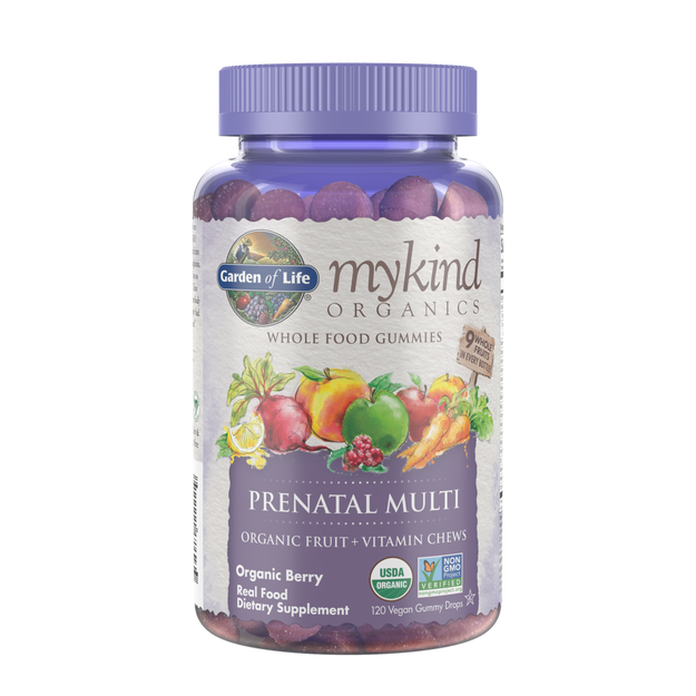 Garden of Life - Mykind Organics Prenatal Multivitamin Berry - 120 Gummies