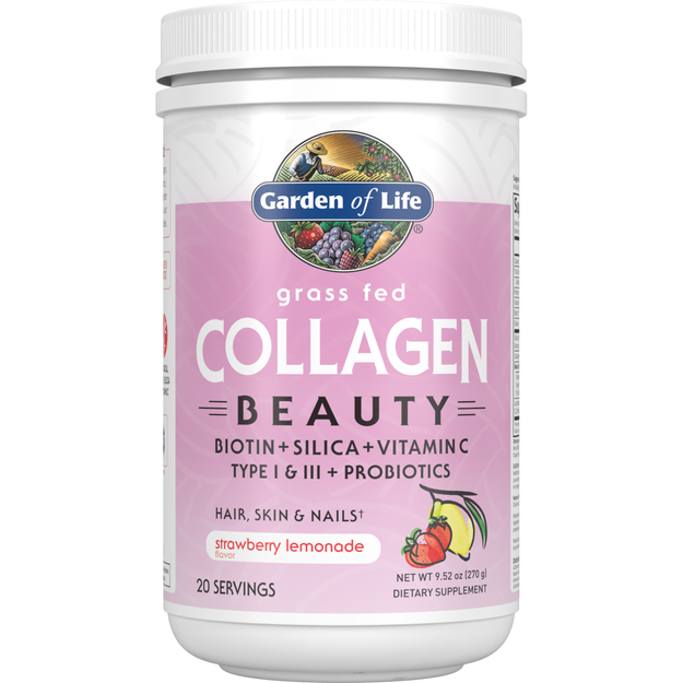 Garden of Life - Collagen Beauty Strawberry Lemonade - 9.52 oz
