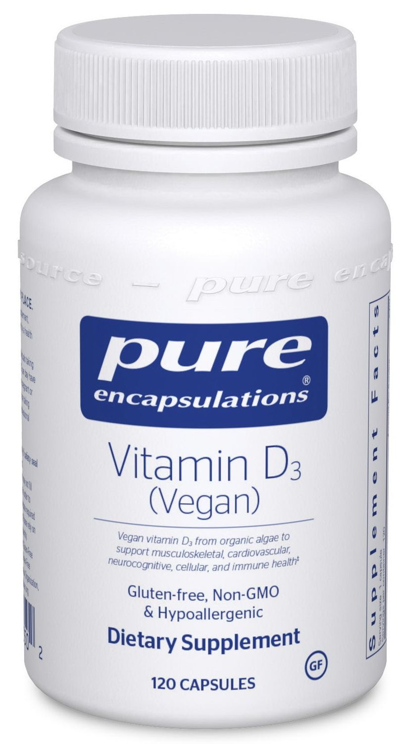 Pure Encapsulations - Vitamin D3 Vegan 2,000 IU - 120 Capsules