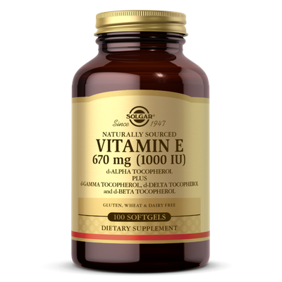 Solgar - Vitamin E 1000 IU - 100 Softgels Solgar - Vitamin E 1000 IU - 100 Softgels