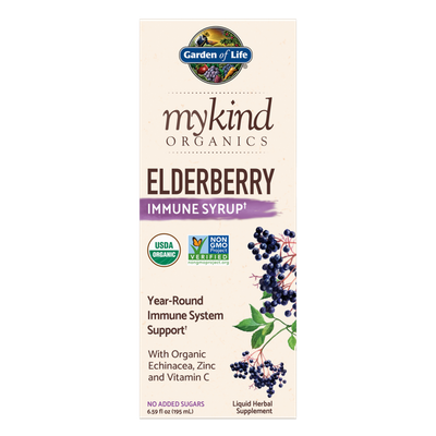 Garden of Life - Mykind Organics Elderberry Syrup - 6.59 oz Garden of Life - Mykind Organics Elderberry Syrup - 6.59 oz