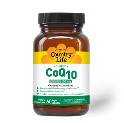 Country Life - Coq10 100 mg - 60 Softgels