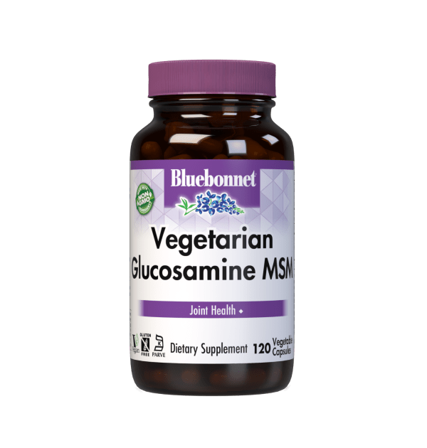 Bluebonnet - Veg Glucosamine MSM - 120 Veg Capsules