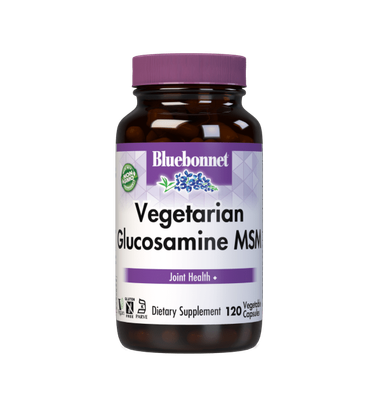 Bluebonnet - Veg Glucosamine MSM - 120 Veg Capsules