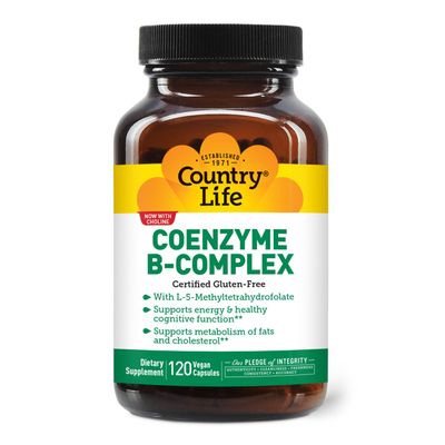 Country Life - Coenzyme B Complex Caps - 120 Tablets