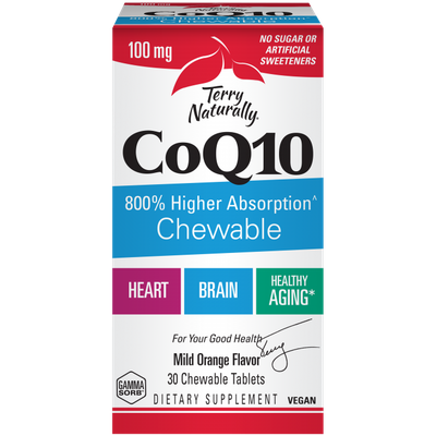 Terry Naturally - Chewable CoQ10 Orange - 30 Chewables