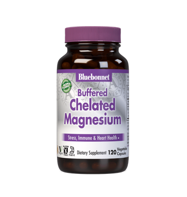 Bluebonnet - Buffered Chelated Magnesium 200 mg - 120 Veg Capsules