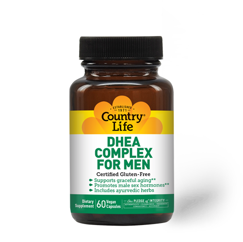 Country Life - Dhea Complex For Men - 60 Veg Capsules
