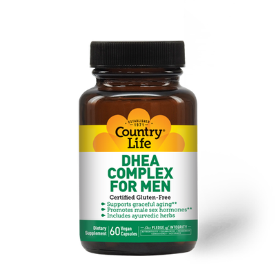 Country Life - Dhea Complex For Men - 60 Veg Capsules