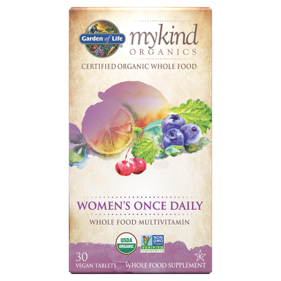 Garden of Life - Mykind Organics Women's Once Daily Multivitamin - 30 Tablets Garden of Life - Mykind Organics Women's Once Daily Multivitamin - 30 Tablets