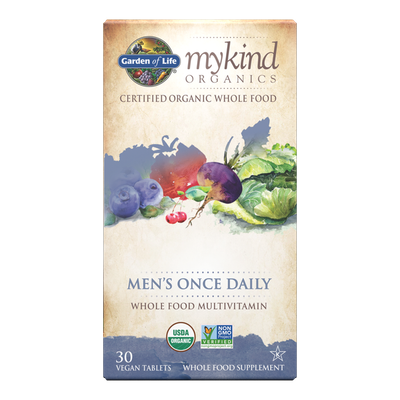 Garden of Life - Mykind Organics Men's Once Daily Multivitamin - 30 Tablets Garden of Life - Mykind Organics Men's Once Daily Multivitamin - 30 Tablets