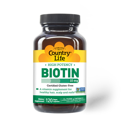 Country Life - Biotin 10 mg - 120 Tablets Country Life - Biotin 10 mg - 120 Tablets
