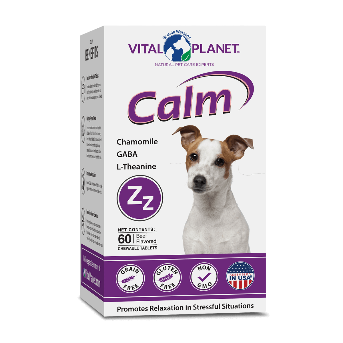 Vital Planet - Calm Chewable Tabs - 60 Chewables