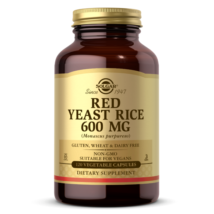 Solgar - Red Yeast Rice - 120 Capsules