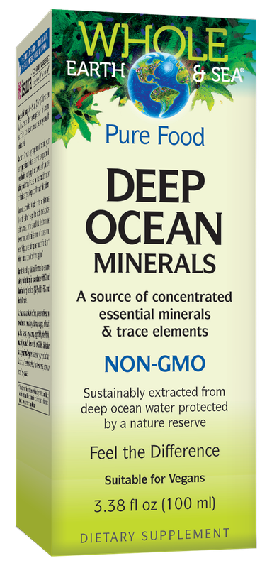 Natural Factors - Whole Earth &amp; Sea Deep Ocean Minerals - 3.38 oz