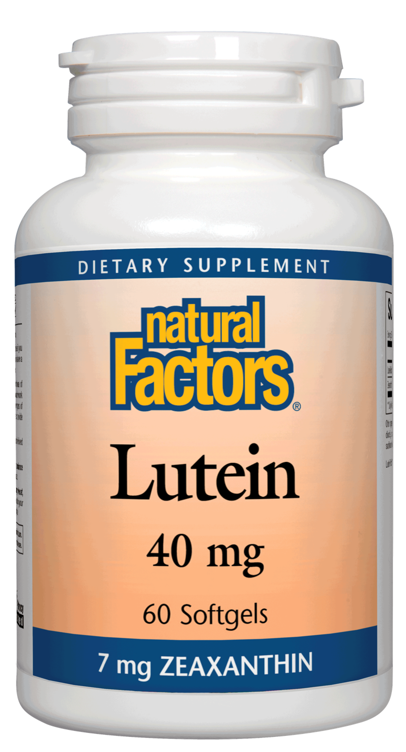 Natural Factors - Lutein 40 mg - 60 Softgels