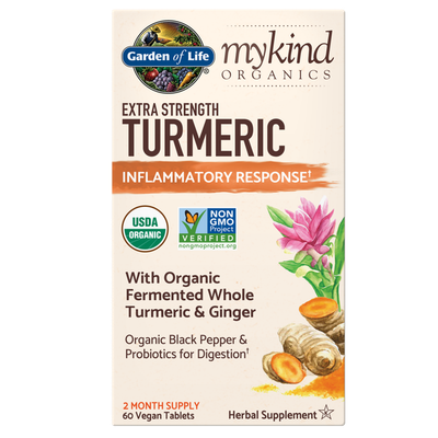 Garden of Life - Mykind Organics Turmeric Extra Strength - 60 Veg Tablets