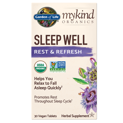 Garden of Life - Mykind Organics Herbal Sleep Well - 30 Tablets Garden of Life - Mykind Organics Herbal Sleep Well - 30 Tablets