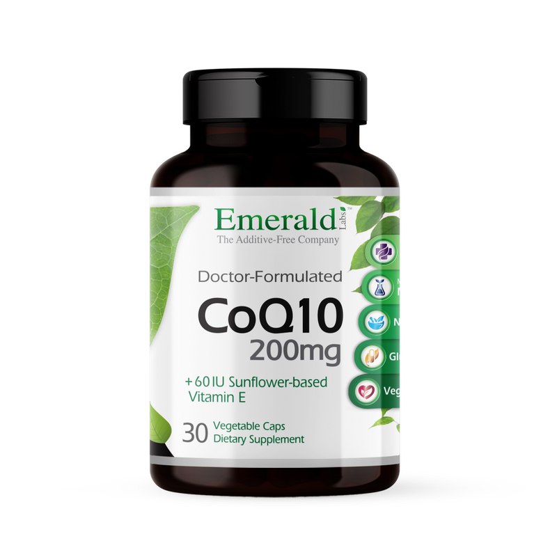 Emerald Labs - Coq10 200 mg With Vitamin E - 30 Capsules