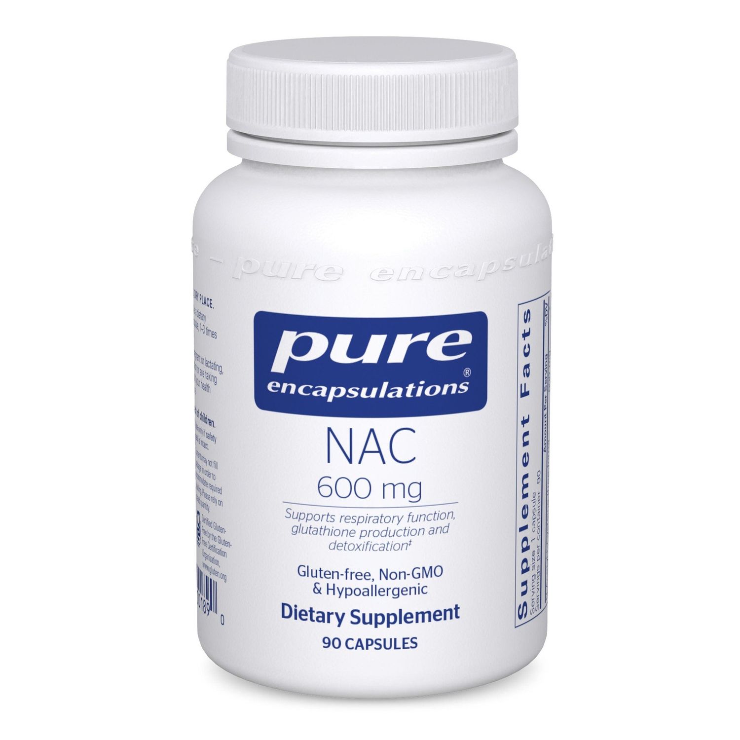 Pure Encapsulations - Nac 600 mg - 90 Capsules