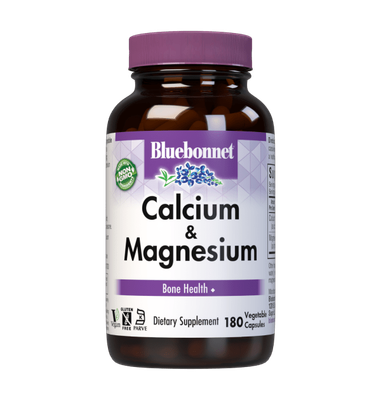 Bluebonnet - Calcium Plus Magnesium - 180 Veg Capsules