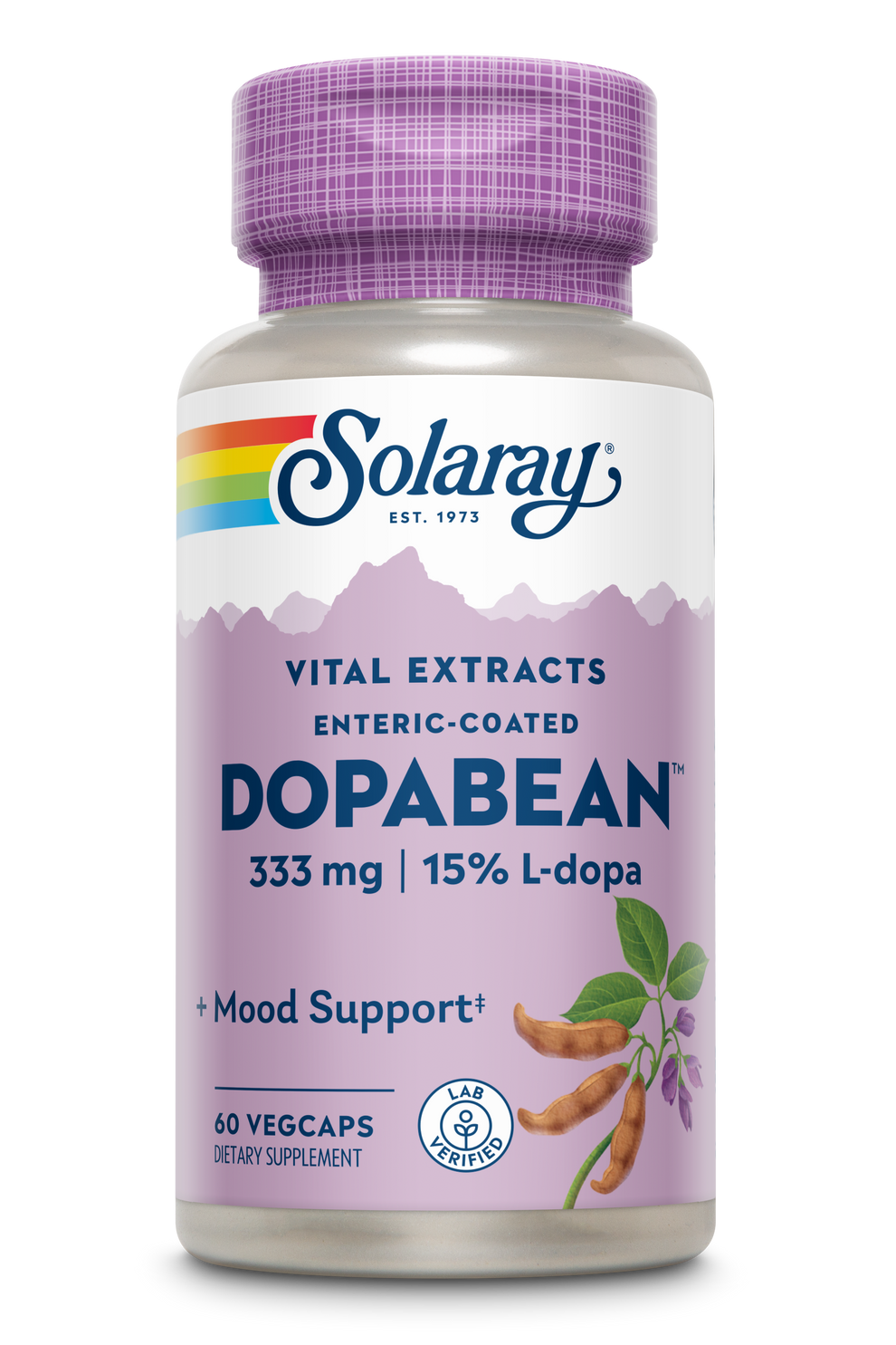 Solaray - Dopa Bean - 60 Capsules