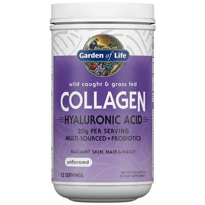 Garden of Life - Collagen Hyaluronic Acid Unflavored - 9.52 oz