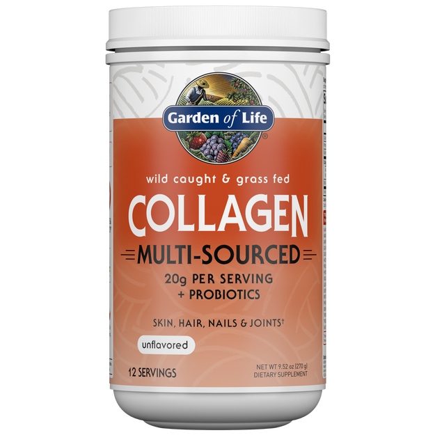 Garden of Life - Collagen Multi Sourced Unflavored - 9.52 oz