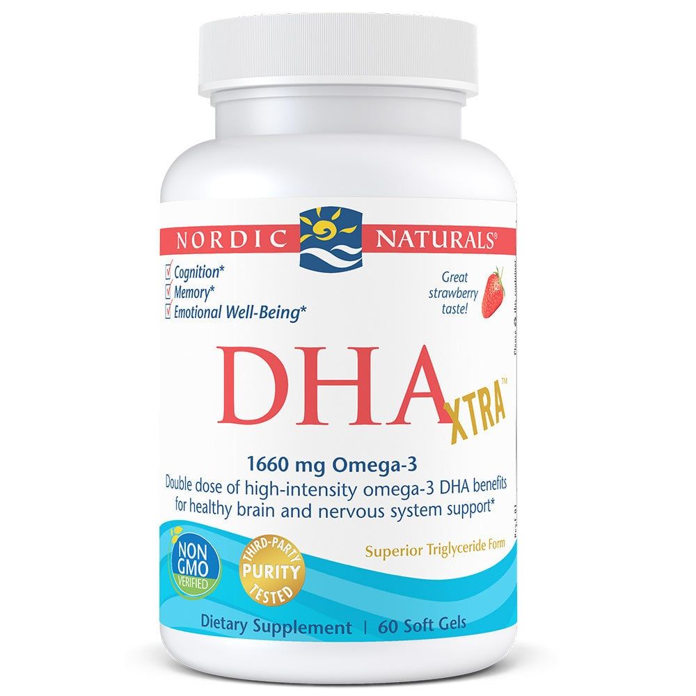Nordic Naturals - Dha Xtra Strawberry - 60 count
