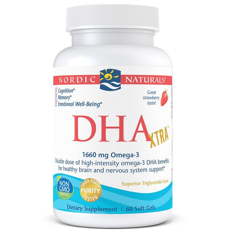 Nordic Naturals - Dha Xtra Strawberry - 60 count