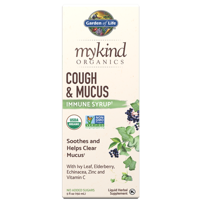 Garden of Life - Mykind Organics Cough & Mucus Syrup - 5 oz Garden of Life - Mykind Organics Cough & Mucus Syrup - 5 oz