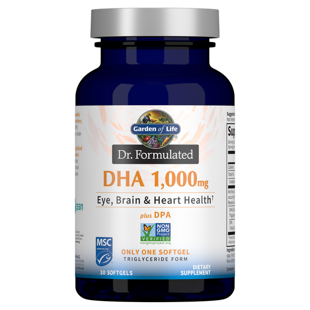 Garden of Life - Dr. Formulated Dha 1000 mg Plus Dpa - 30 Softgels