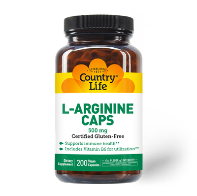 Country Life - Arginine 500 mg - 200 Capsules