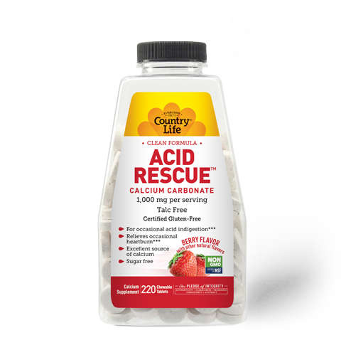 Country Life - Acid Rescue Berry - 220 Chewables