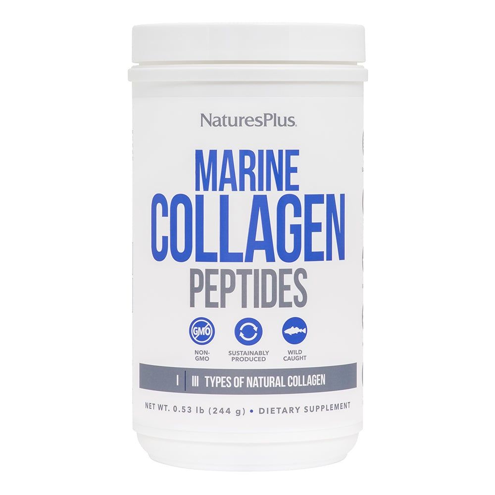 Natures Plus - Collagen Peptides Marine - 244 grams