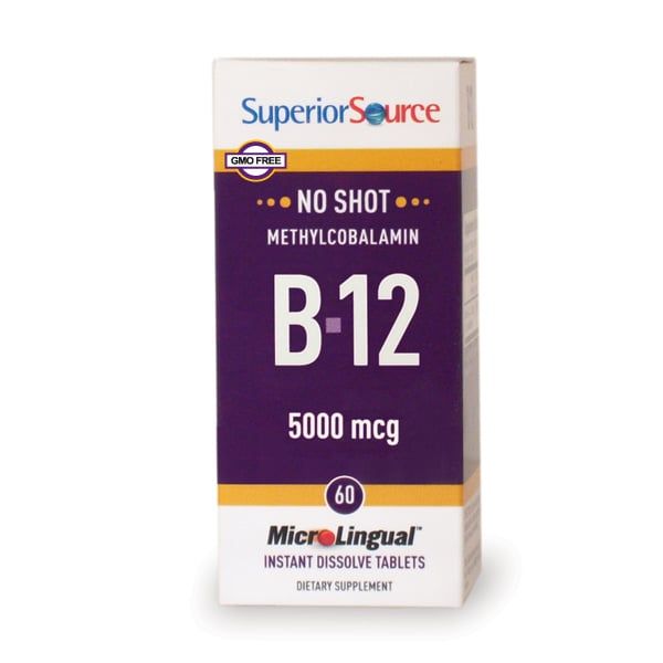 Superior Source - Methylcobalamin B-12 5000 - 60 Tablets