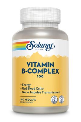 Solaray - B-Complex 100 - 100 Capsules Solaray - B-Complex 100 - 100 Capsules