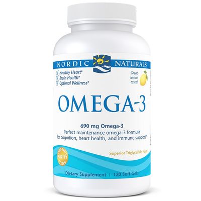 Nordic Naturals - Omega 3 Lemon 690 mg - 120 Count
