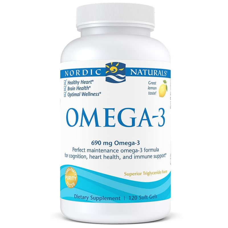 Nordic Naturals - Omega 3 Lemon 690 mg - 120 Count