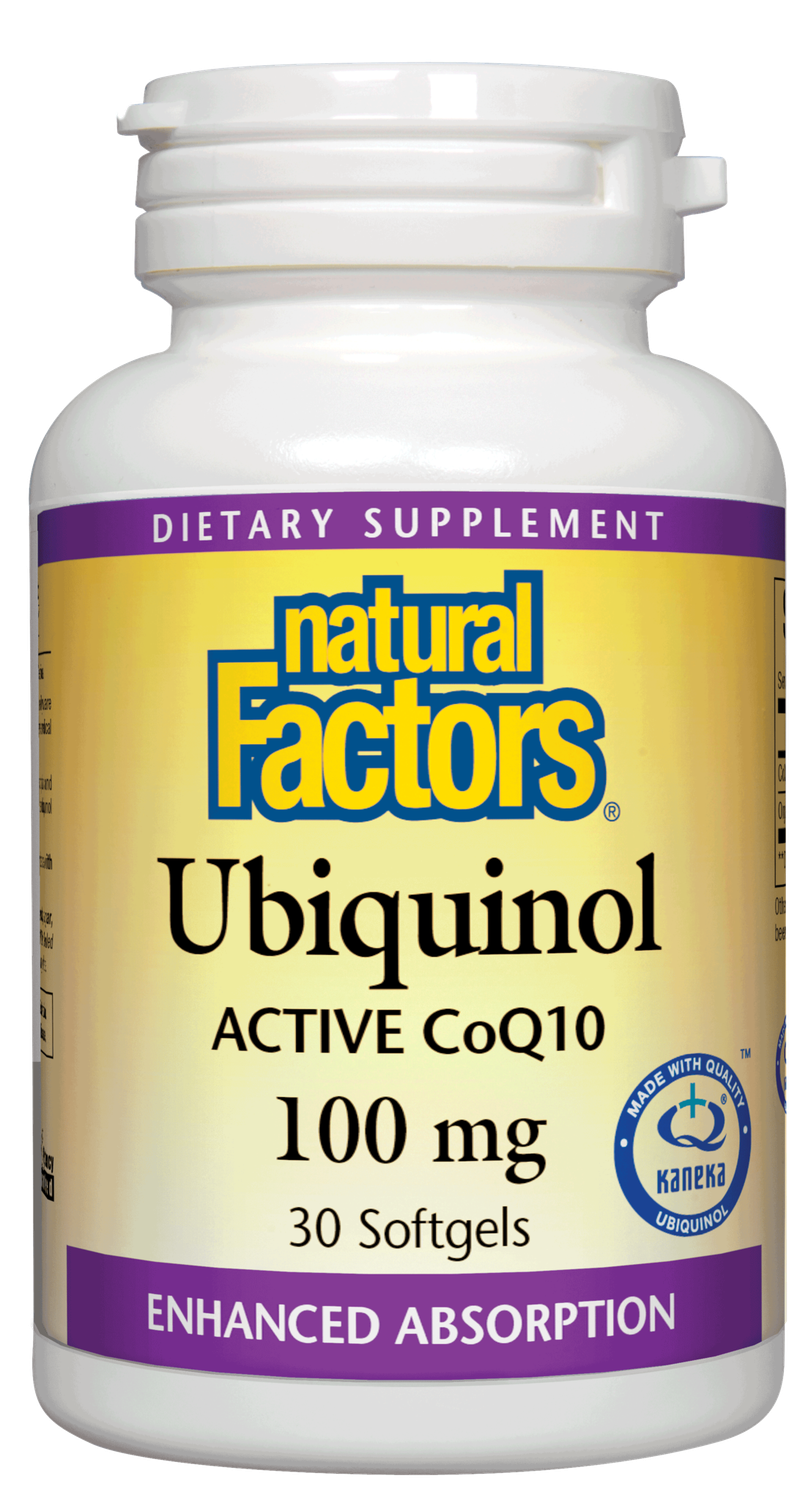Natural Factors - Ubiquinol Active Coq10 100 mg - 30 Softgels