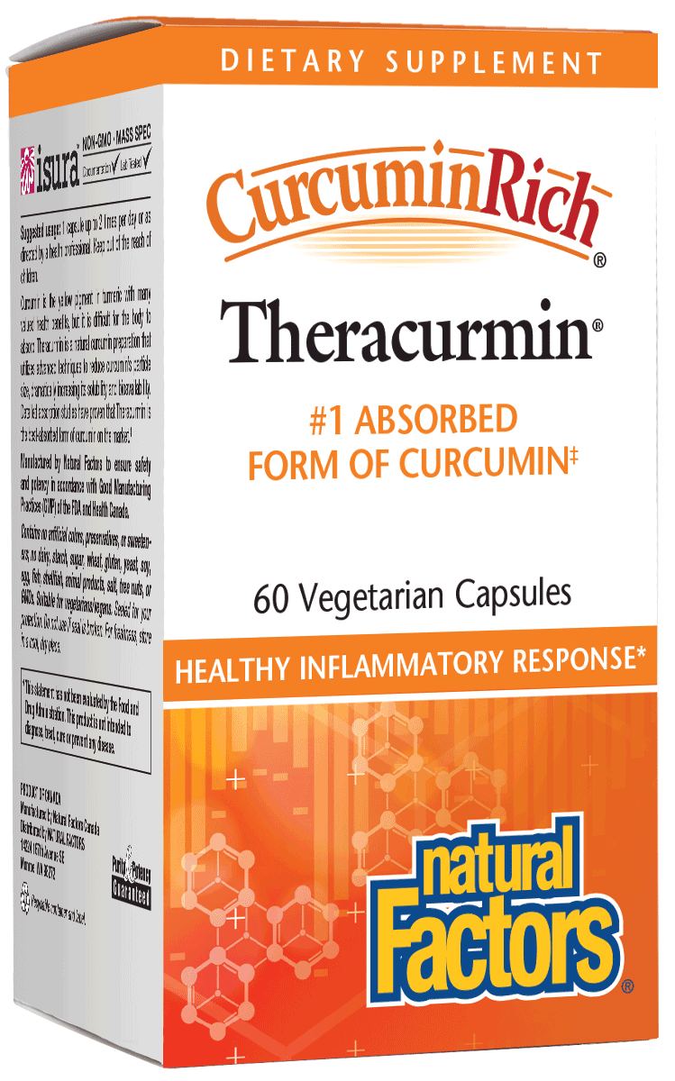Natural Factors - Curcuminrich Theracurmin - 60 Veg Capsules