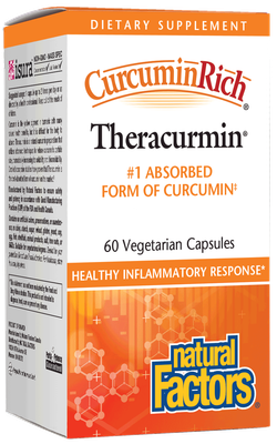Natural Factors - Curcuminrich Theracurmin - 60 Veg Capsules