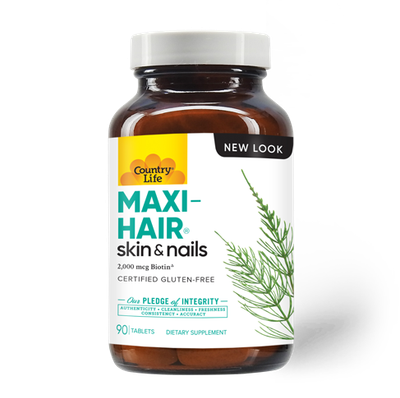 Country Life - Maxi Hair - 90 Veg Capsules