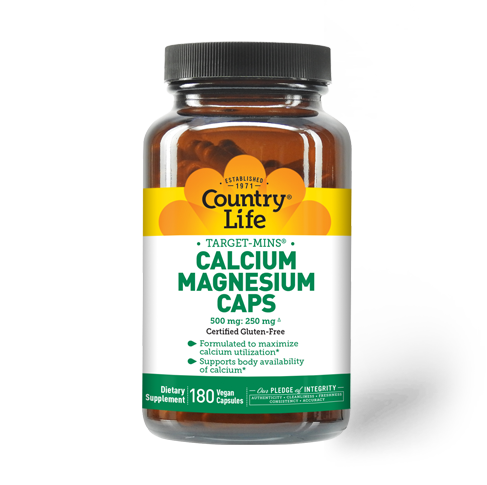 Country Life - Calcium Magnesium Complex - 180 Tablets
