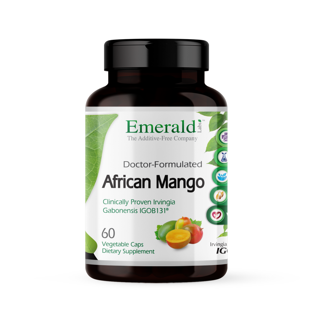 Emerald Labs - African Mango Irvingia Gabonensis - 60 Veg Capsules
