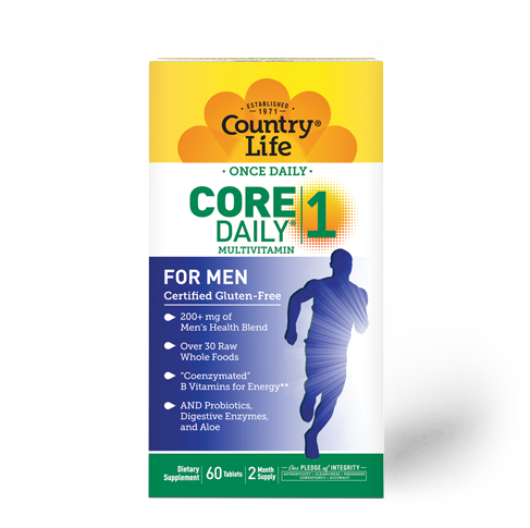 Country Life - Core Daily 1 For Men - 60 Tablets