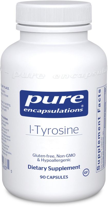 Pure Encapsulations - L-Tyrosine - 90 Capsules