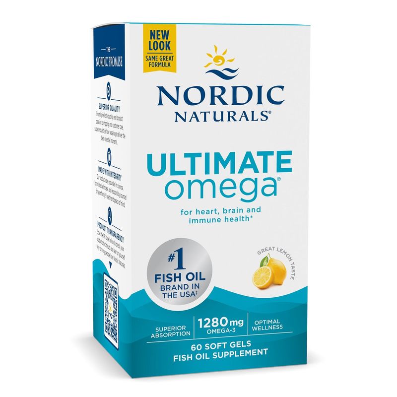 Nordic Naturals - Ultimate Omega Lemon 1000 mg - 60 count