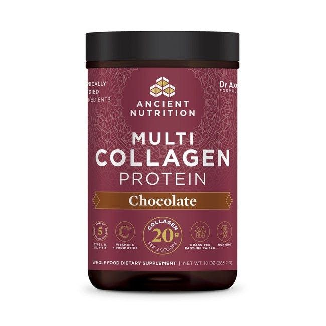 Ancient Nutrition - Multi Collagen Protein Chocolate - 10 oz